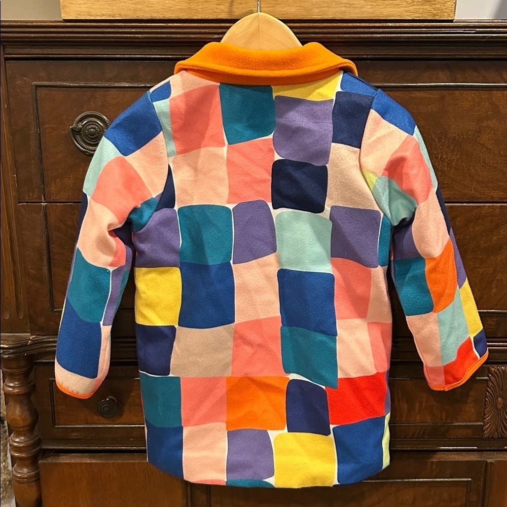 Mini BERNI Color Block Coat Childs size 3 to 4 years - Picture 2 of 13
